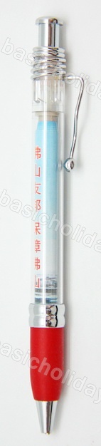 ปากกาแบนเนอร์ ปากกาปฏิทินปีใหม่ ปากกาพลาสติก สั่งพิมพ์กระดาษด้านในได้ตามต้องการ สีปากกามีให้เลือกหลากสี
