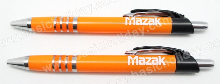 ปากกาพลาสติก ปากกาโลหะ ปากกานำเข้า ปากกาสกรีนชื่อบริษัท ปากกาสกรีนโลโก้ ปากกาพรีเมี่ยม ของขวัญ ปากกา ของแจกงานสัมมนา mazak งานเลี้ยงรุ่น ครบรอบบริษัท ของที่ระลึกงานประชุม