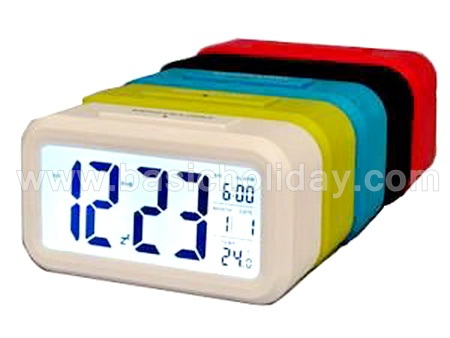 นาฬิกาดิจิตอล Digital Clock พรีเมี่ยม นาฬิกาดิจิตอลตั้งโต๊ะ นาฬิกาดิจิตอล ใส่โลโก้ สกรีน ของแจก